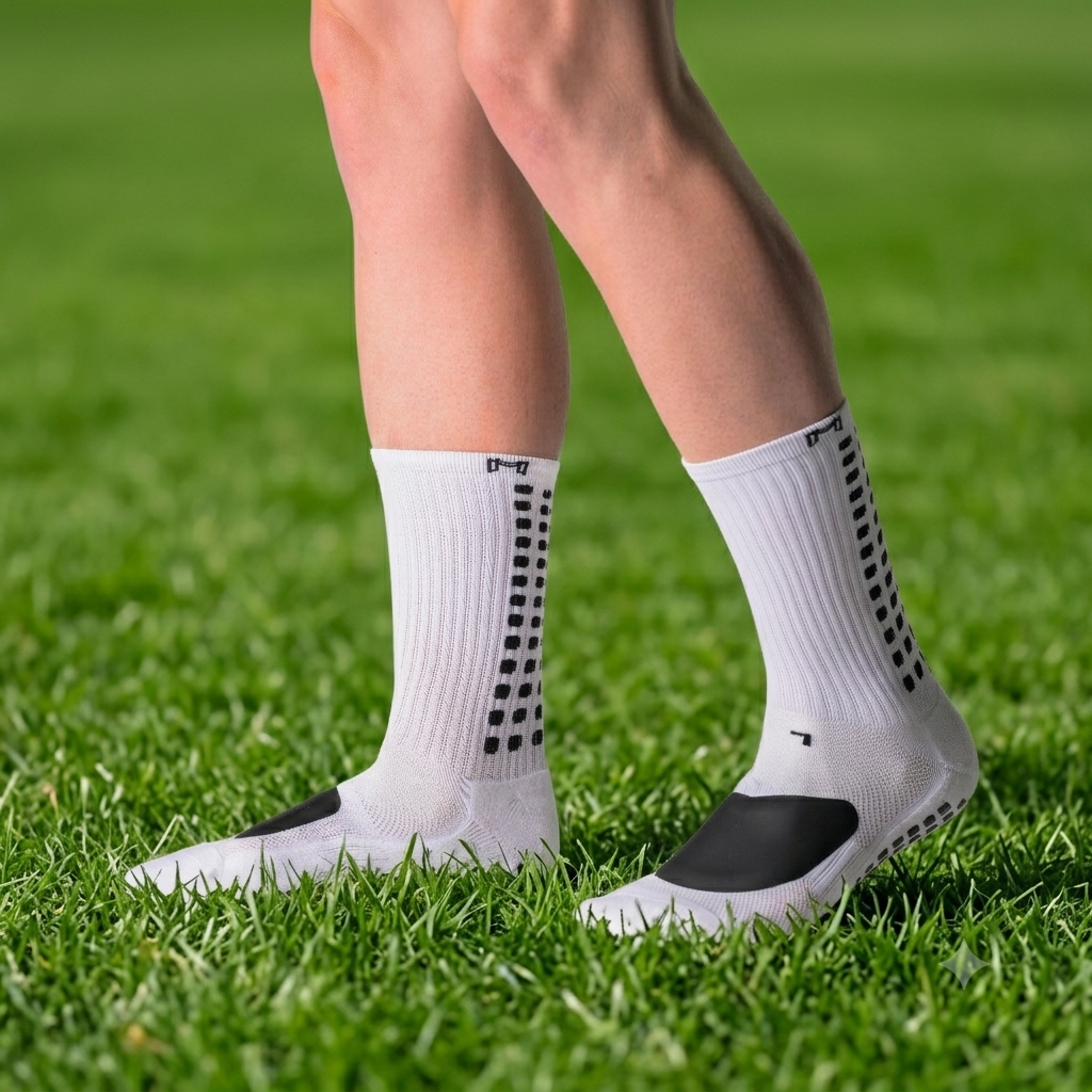 Medicaptain Padded Grip Socks with Foot Protection - Midcalf Length