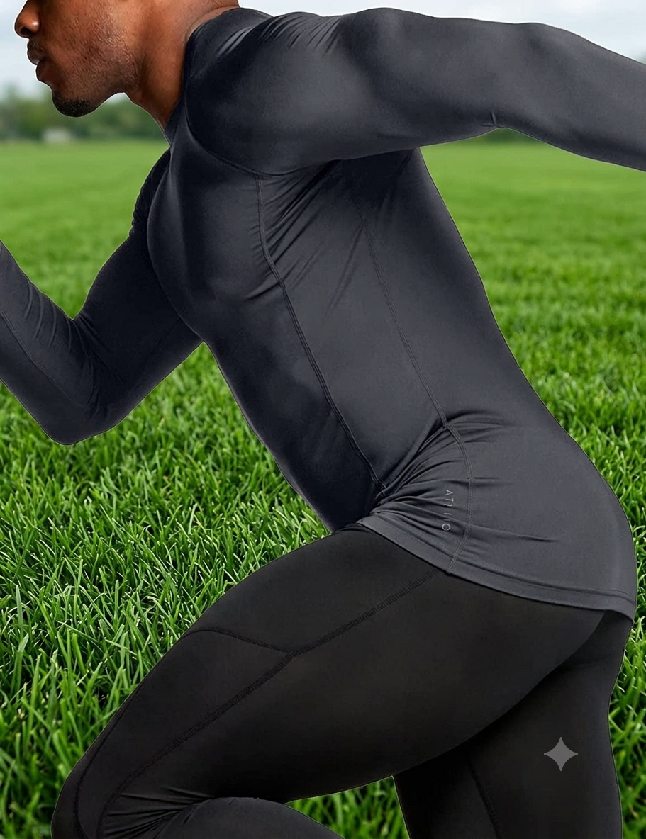 Men'S UPF 50+ Long Sleeve Compression Shirts, Water Sports Rash Guard Base Layer, Athletic Workout Shirt