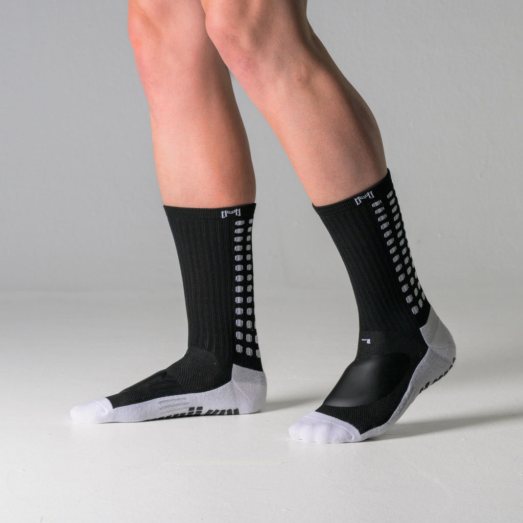 Medicaptain Padded Grip Socks with Foot Protection - Midcalf Length